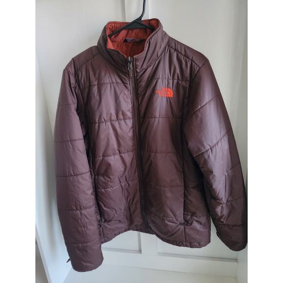 The North Face Jacket Men Medium Rust Triclimate Zip Insulated Puffer 3 in 1 - Picture 8 of 12